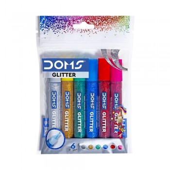 SET GLITTER GLUE 6 COLORES