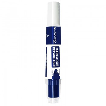 MARCADOR DE PIZARRA RECARGABLE AZUL