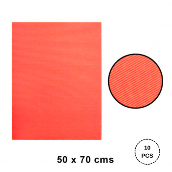 CARTON MICROCORRUGADO ROJO