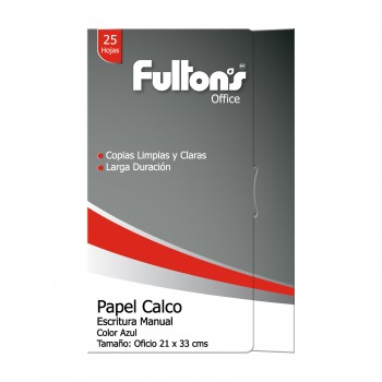 PAPEL CALCO TAMAÑO OFICIO AZUL