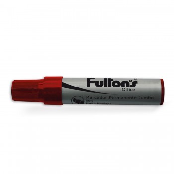 MARCADOR JUMBO ROJO PUNTA BISELADA