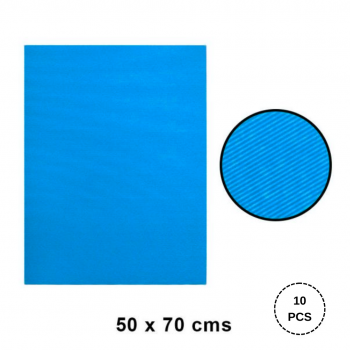 CARTON MICROCORRUGADO TURQUESA 