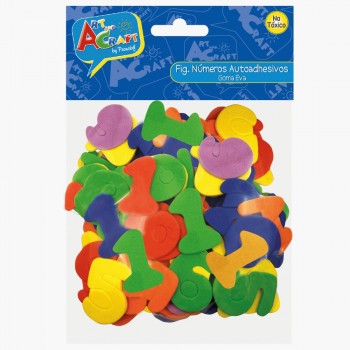 NUMEROS GOMA EVA AUTOADHESIVOS
